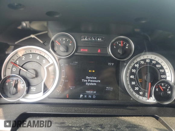 2015 Ram 2500 SLT with VIN 3C6UR5DL9FG693901, listed as a Copart auction lot 67711284 with 104,530 mi miles and Salvage Title. Bid and sale history available at carsss.com. Image 9.