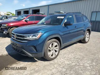 2021 Volkswagen Atlas SE с VIN 1V2KR2CA9MC512230, выставлен на аукционе Copart как лот 55900575 с пробегом 49 952 миль миль и Списание • Salvage title. История ставок и продаж доступна на DreamBid. Изображение 1.