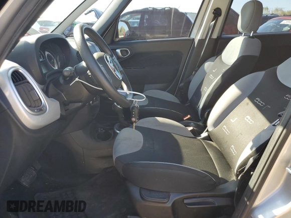 2015 FIAT 500L Pop with VIN ZFBCFAAH0FZ035988, listed as a Copart auction lot 72467544 with 50,168 mi miles and Salvage Title. Bid and sale history available at carsss.com. Image 7.