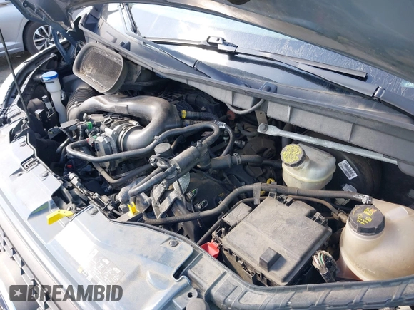 2021 Ford Transit Cargo with VIN 1FTBR3X84MKA54150, listed as a IAAI auction lot 41671756 with 96,556 mi miles and . Bid and sale history available at DreamBid. Image 10.
