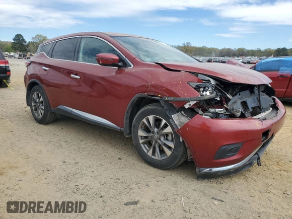 2018 Nissan Murano SV with VIN 5N1AZ2MG5JN150750, listed as a Copart auction lot 49911885 with 75,114 mi miles and Salvage Title. Bid and sale history available at DreamBid. Image 4.