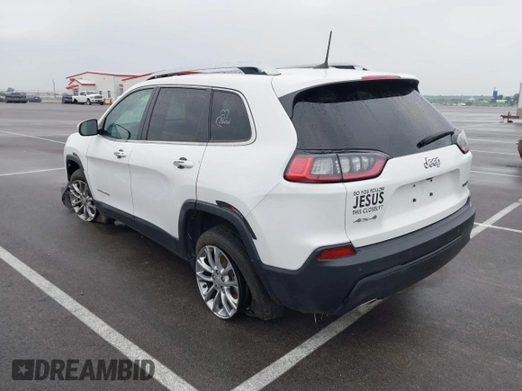 2021 Jeep Cherokee Latitude Lux z VIN 1C4PJMMX4MD221786, wystawiony jako IAAI lot #42432825 z przebiegiem 54 297 mil mil oraz . Historia ofert i sprzedaży dostępna na DreamBid. Obrazek 3.