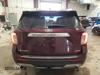 2022 Ford Explorer Limited with VIN 1FMSK8FH6NGB23620, listed as a Copart auction lot 41343345 with 50,318 mi miles and Salvage Title. Bid and sale history available at carsss.com. Image 6.