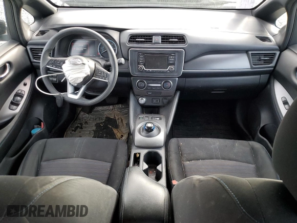 2019 Nissan LEAF SV with VIN 1N4AZ1CP0KC321651, listed as a Copart auction lot 49862805 with 46,771 mi miles and Salvage title. Bid and sale history available at DreamBid. Image 8.