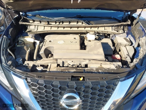 2020 Nissan Murano S with VIN 5N1AZ2AJ3LN152063, listed as a IAAI auction lot 41376186 with 85,022 mi miles. Bid and sale history available at carsss.com. Image 10.