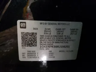 2024 GMC Acadia AWD AT4 z VIN 1GKENPKS6RJ156201, wystawiony jako Copart lot #45228145 z przebiegiem 4 383 mil mil oraz Szkoda całkowita • Salvage title. Historia ofert i sprzedaży dostępna na DreamBid. Obrazek 13.