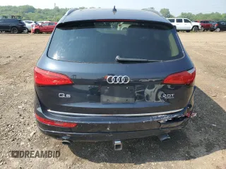 2015 Audi Q5 Premium Plus with VIN WA1LFAFP7FA131185, listed as a Copart auction lot 59782215 with 164,907 mi miles and Salvage title. Bid and sale history available at DreamBid. Image 6.