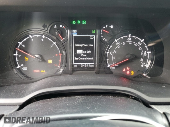 2023 Toyota 4Runner SR5 Premium with VIN JTEFU5JR6P5295560, listed as a Copart auction lot 54177055 with 34,241 mi miles and Salvage title. Bid and sale history available at DreamBid. Image 9.