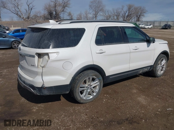 2017 Ford Explorer XLT z VIN 1FM5K8D88HGB14485, wystawiony jako IAAI lot #41654969 z przebiegiem 142 827 mil mil oraz . Historia ofert i sprzedaży dostępna na DreamBid. Obrazek 4.