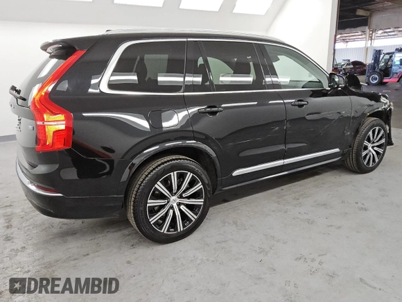 2024 Volvo XC90 Core Bright Theme with VIN YV4L12PK7R1189537, listed as a Copart auction lot 41489425 with 7,760 mi miles and Clean Title. Bid and sale history available at carsss.com. Image 3.