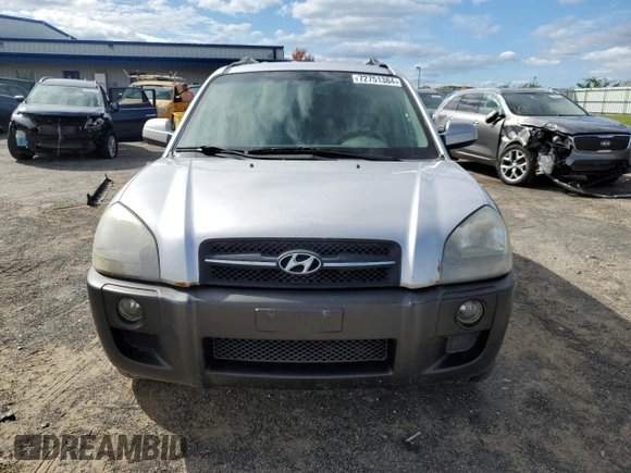 2006 Hyundai Tucson GLS with VIN KM8JN72DX6U308336, listed as a Copart auction lot 72751384 with 177,227 mi miles and Clean Title. Bid and sale history available at carsss.com. Image 5.