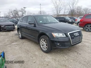 2012 Audi Q5 2.0T Premium with VIN WA1CFAFP4CA016975, listed as a IAAI auction lot 41980555 with 88,688 mi miles. Bid and sale history available at carsss.com. Image 1.
