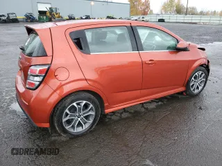2020 Chevrolet Sonic LT with VIN 1G1JD6SB9L4118368, listed as a Copart auction lot 80234344 with 89,594 mi miles and Salvage title. Bid and sale history available at DreamBid. Image 3.
