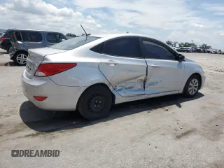 2016 Hyundai Accent SE with VIN KMHCT4AE1GU080879, listed as a Copart auction lot 58435055 with 114,712 mi miles and Salvage title. Bid and sale history available at DreamBid. Image 3.