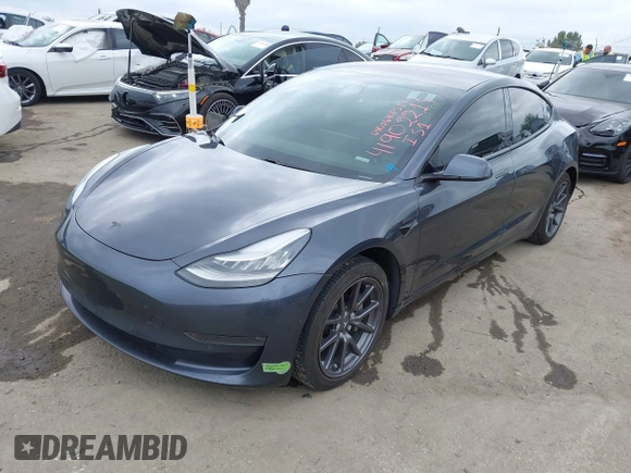 2018 Tesla Model 3 Long Range Battery with VIN 5YJ3E1EA0JF101564, listed as a IAAI auction lot 41902214 with 101,581 mi miles. Bid and sale history available at carsss.com. Image 17.
