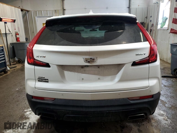 2021 Cadillac XT4 AWD Luxury with VIN 1GYFZBR43MF000539, listed as a Copart auction lot 41786565 with 69,543 mi miles and Salvage Title. Bid and sale history available at carsss.com. Image 6.