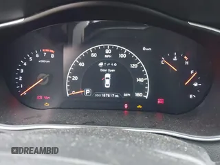 2014 Kia Cadenza Premium with VIN KNALN4D74E5125829, listed as a IAAI auction lot 41244172 with 167,617 mi miles. Bid and sale history available at carsss.com. Image 7.