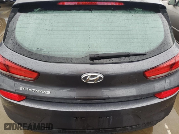 2019 Hyundai Elantra GT with VIN KMHH35LE2KU109193, listed as a Copart auction lot 75084434 with 0 mi miles and Non Repairable. Bid and sale history available at carsss.com. Image 6.