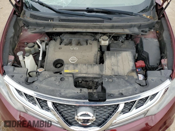 2011 Nissan Murano SL z VIN JN8AZ1MUXBW051152, wystawiony jako Copart lot #58340145 z przebiegiem 132 836 mil mil oraz Szkoda całkowita • Salvage title. Historia ofert i sprzedaży dostępna na DreamBid. Obrazek 11.