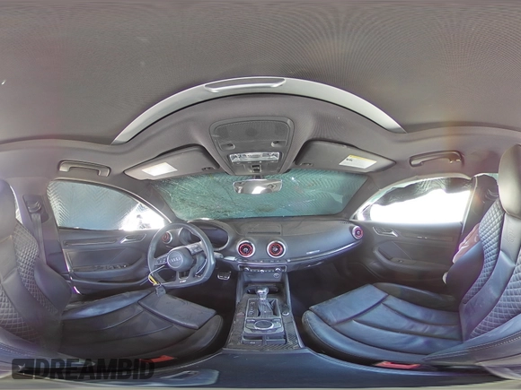 2018 Audi S3 Premium Plus with VIN WAUB1GFF9J1034277, listed as a Copart auction lot 48336225 with 0 mi miles and Salvage Title. Bid and sale history available at carsss.com. Image 12.