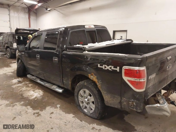 2010 Ford F-150 XL with VIN 1FTFW1EV9AFA04789, listed as a IAAI auction lot 41310534 with 158,469 mi miles. Bid and sale history available at carsss.com. Image 3.