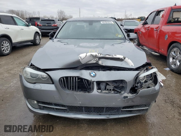 2013 BMW 5 Series 535i with VIN WBAFR7C58DC829173, listed as a Copart auction lot 45767075 with 242,524 mi miles and Salvage Title. Bid and sale history available at DreamBid. Image 5.