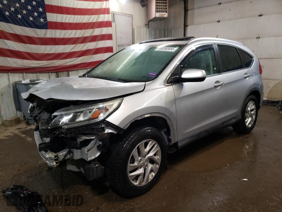 2015 Honda CR-V EX-L with VIN 2HKRM3H73FH539593, listed as a Copart auction lot 78698504 with 120,137 mi miles and Salvage Title. Bid and sale history available at carsss.com. Image 1.