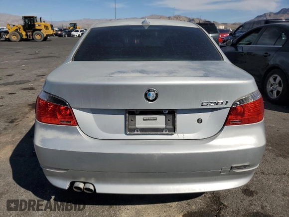 2005 BMW 5 Series 530i with VIN WBANA73515CR57307, listed as a Copart auction lot 52162165 with 197,467 mi miles and Clean Title. Bid and sale history available at DreamBid. Image 6.