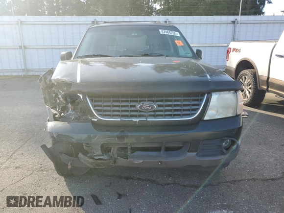2002 Ford Explorer XLT with VIN 1FMDU73W72ZC29560, listed as a Copart auction lot 47484755 with 77,388 mi miles and Salvage title. Bid and sale history available at DreamBid. Image 5.
