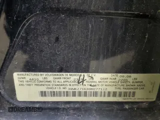 2009 Volkswagen Jetta с VIN 3VWKZ71K39M277112, выставлен на аукционе Copart как лот 87262124 с пробегом 136 756 миль миль и Списание • Salvage title. История ставок и продаж доступна на DreamBid. Изображение 15.