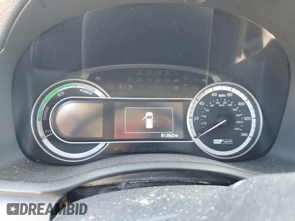 2019 Kia Niro Touring with VIN KNDCE3LC5K5235117, listed as a Copart auction lot 82282574 with 81,362 mi miles and Salvage Title. Bid and sale history available at carsss.com. Image 9.