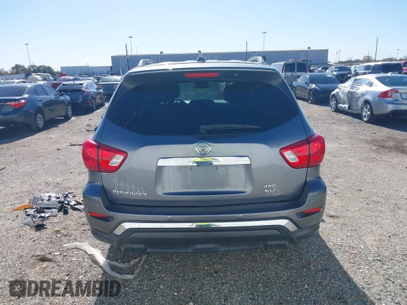 2019 Nissan Pathfinder SV z VIN 5N1DR2MM1KC643549, wystawiony jako IAAI lot #41223662 z przebiegiem 89 113 mil mil oraz . Historia ofert i sprzedaży dostępna na DreamBid. Obrazek 17.