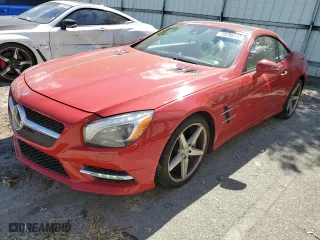 2013 Mercedes-Benz SL-Class SL 550 with VIN WDDJK7DA0DF018386, listed as a Copart auction lot 73296154 with 100,882 mi miles and Salvage Title. Bid and sale history available at carsss.com. Image 1.