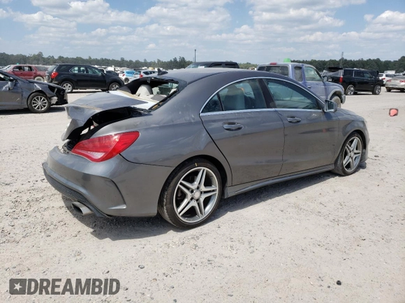 2015 Mercedes-Benz CLA 250 with VIN WDDSJ4EB6FN204357, listed as a Copart auction lot 63180253 with 65,505 mi miles and . Bid and sale history available at DreamBid. Image 3.