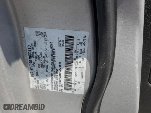 2009 Ford Explorer XLT with VIN 1FMEU73E59UA34544, listed as a Copart auction lot 60209835 with 174,132 mi miles and Salvage title. Bid and sale history available at DreamBid. Image 13.