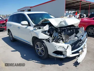 2016 Infiniti QX60 with VIN 5N1AL0MMXGC511972, listed as a IAAI auction lot 41979787 with 127,298 mi miles and . Bid and sale history available at DreamBid. Image 1.