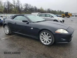 2007 Jaguar XK with VIN SAJDA44B175B00756, listed as a Copart auction lot 55358185 with 104,282 mi miles and Clean Title. Bid and sale history available at DreamBid. Image 4.
