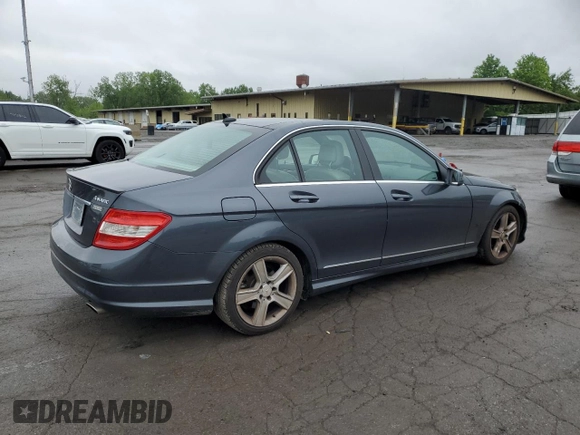 2011 Mercedes-Benz C 300 Sport with VIN WDDGF8BB6BA508194, listed as a Copart auction lot 58085695 with 102,385 mi miles and Salvage title. Bid and sale history available at DreamBid. Image 3.