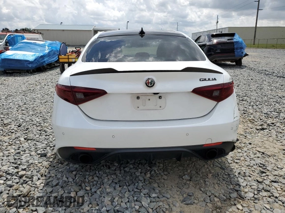 2018 Alfa Romeo Giulia Ti Sport with VIN ZARFAECN0J7597838, listed as a Copart auction lot 47893803 with 54,170 mi miles. Bid and sale history available at carsss.com. Image 6.