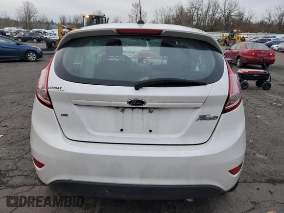 2017 Ford Fiesta SE with VIN 3FADP4EJ9HM168577, listed as a Copart auction lot 83922034 with 92,640 mi miles and Salvage Title. Bid and sale history available at carsss.com. Image 6.