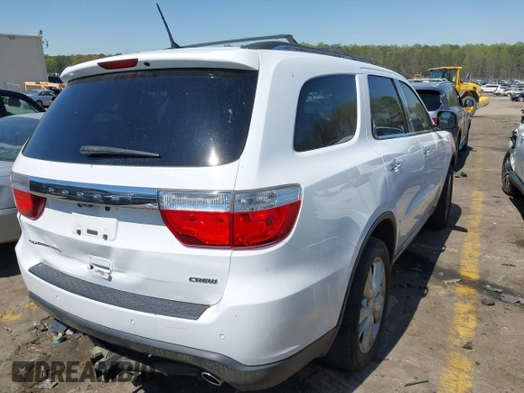 2013 Dodge Durango Crew with VIN 1C4RDHDG8DC698668, listed as a IAAI auction lot 41876841 with 160,012 mi miles and . Bid and sale history available at DreamBid. Image 4.