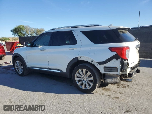 2020 Ford Explorer Limited with VIN 1FMSK8FH4LGA10441, listed as a Copart auction lot 48137415 with 76,246 mi miles and Non Repairable. Bid and sale history available at carsss.com. Image 2.