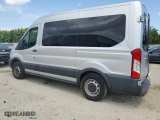 2017 Ford Transit Wagon XL with VIN 1FMZK1CM9HKA98124, listed as a Copart auction lot 58630014 with 69,372 mi miles and Salvage Title. Bid and sale history available at carsss.com. Image 2.