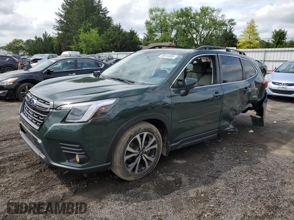 2022 Subaru Forester Limited с VIN JF2SKAPC0NH478700, выставлен на аукционе Copart как лот 58616305 с пробегом 26 392 миль миль и Списание • Salvage title. История ставок и продаж доступна на DreamBid. Изображение 1.