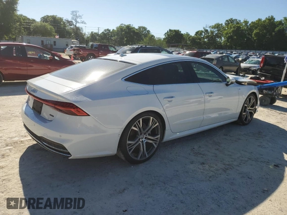 2019 Audi A7 Prestige with VIN WAUV2AF22KN020218, listed as a Copart auction lot 49616874 with 29,820 mi miles. Bid and sale history available at carsss.com. Image 3.