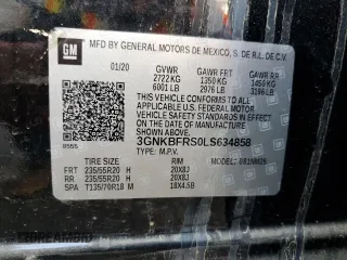 2020 Chevrolet Blazer Premier z VIN 3GNKBFRS0LS634858, wystawiony jako Copart lot #77987524 z przebiegiem 24 951 mil mil oraz Szkoda całkowita • Salvage title. Historia ofert i sprzedaży dostępna na DreamBid. Obrazek 13.
