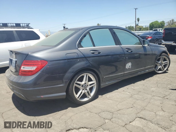2013 Mercedes-Benz C 250 Sport with VIN WDDGF4HB1DA766142, listed as a Copart auction lot 64350285 with 167,467 mi miles and Clean title. Bid and sale history available at DreamBid. Image 3.