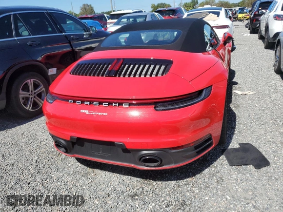 2024 Porsche 911 Carrera with VIN WP0CA2A95RS238446, listed as a Copart auction lot 74348734 with Not Provided miles and Salvage Title. Bid and sale history available at DreamBid. Image 6.