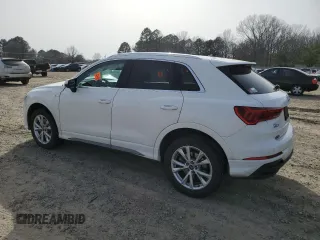 2023 Audi Q3 S line Premium with VIN WA1DECF38P1040315, listed as a Copart auction lot 48264235 with 53,683 mi miles and Salvage title. Bid and sale history available at DreamBid. Image 2.