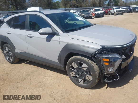 2025 Hyundai Kona SEL with VIN KM8HB3AB1SU209012, listed as a IAAI auction lot 41746177 with 13,444 mi miles. Bid and sale history available at carsss.com. Image 1.